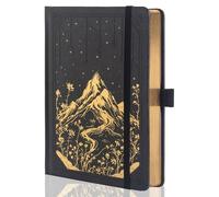 MGGAO Lined Journal Notebook for Women Men, A5 Aesthetic Notebook with 316 Numbered Pages, College Ruled Notebooks for Writing, Note Taking, Journaling, Hardcover Journal with Golden Edges