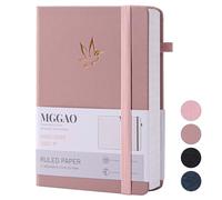 MGGAO Lined Journal Notebook, Journals for Writing, Wide Lined with 320 Pages, Hardcover Notebook for Journaling Writing, 100 GSM Thick Paper, A5 Size, Work Business Study