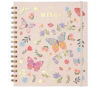 MGGAO Lined Spiral Journal Notebook, Hardcover Spiral Notebook for Women Girls, 19.5 x 22 cm, 96 Sheets, 100GSM Thick Paper, College Ruled for Writing Work School