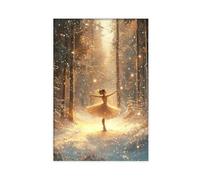 MGHDGD Ballerina Art,The Nutcracker Dancer Canvas Poster Bedroom Decor Landscape Office Room Decor Gift 16x24inch(40x60cm)