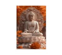 MGHDGD Buddha Healing Decor, Hindu Art Canvas Poster Wall Art Decor Print Picture Paintings for Living Room Bedroom Decoration 20x30inch(50x75cm)