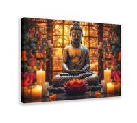 MGHDGD Buddhist Art, Housewarming Gifts Canvas Poster Bedroom Decor Landscape Office Room Decor Gift 20x30inch(50x75cm)