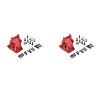 MGHGFYTAS Compatible With ARRMA 1/8 6S For KRATON For Typhon For Outcast For Infraction 1/7 RC Cars Upgrade Parts 2X Metal Gearbox Case Bulkhead RC Car Accessories