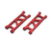 MGHGFYTAS Compatible With ARRMA For Granite For Typhon For Grom 1/18 Remote Control Car Accessories Parts Metal Rear Lower Control Arm RC Car Accessories(Red)