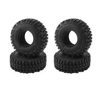MGHGFYTAS Compatible With Axial For SCX10 90046 For SCX10 AXI03007 For Traxxas D90 1/10 RC Crawler Car Parts 4PCS 110MM 1.9 Rubber Wheel Tire Tyres Rc car wheels rims tires