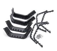 MGHGFYTAS Compatible With Axial For SCX10 D90 1/10 RC Crawler Car Body Shell 2.2inch Wheel Rims Upgrade Parts Plastic Fender Flares RC Car Accessories