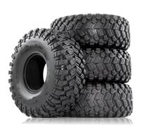 MGHGFYTAS Compatible With Axial For SCX10 D90 TF2 For MST For Tamiya 1/10 RC Crawler Car Parts 4PCS 1.9" Rubber Voodoo KLR Wheel Tires 116 * 45mm Rc car wheels rims tires