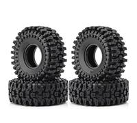 MGHGFYTAS Compatible With Axial For SCX10 Ii 90046 Pro For Capra For TRX4 D90 1/10 RC Crawler Car Parts 4PCS 120mm 1.9" Soft Rubber Tire Wheel Tyre Rc car wheels rims tires