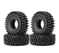 MGHGFYTAS Compatible With Axial For SCX10 Ii 90046 Pro For Capra For TRX4 D90 1/10 RC Crawler Car Parts 4PCS 120mm 1.9" Soft Rubber Tire Wheel Tyre Rc car wheels rims tires