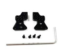 MGHGFYTAS Compatible With Axial For SCX24 1/24 RC Car Part Accessories Replacement Parts Aluminum Alloy Adjustable Rear Shock Tower RC Car Accessories(Black)