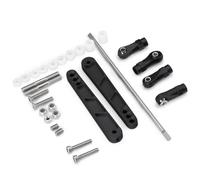 MGHGFYTAS Compatible With Axial For Wraith RR10 90048 90053 For Yeti 90025 90026 1/10 RC Crawler Car Parts 1Set Alloy Anti-Tilt Rod Kit RC Car Accessories(Black)