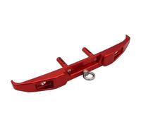 MGHGFYTAS Compatible With Axial SCX6 1/6 RC Off-Road Crawler Car Upgrade Accessories Parts Metal Rear Bumper Trailer Tow Hook RC Car Bumper(Red)