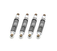MGHGFYTAS Compatible With FMS For FCX24 1/24 RC Crawler Car Upgrade Parts Spare Accessories Metal Oil Shock Absorber Damper RC Car Shock Absorber(Silver)