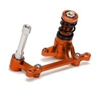 MGHGFYTAS Compatible With HPI For SAVAGE For Flux HP XL X 4.6 5.9 21 25 SS 4.1 3.5 1/8 RC Car Parts 85058 Aluminum Steering Protection Assembly RC Car Accessories(Orange)