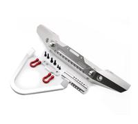 MGHGFYTAS Compatible With HPI VENTURE 1/10 RC Crawler Car Upgrade Part Modification Spare Replacement Accessories Front Bumper RC Car Accessories(Silver)