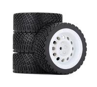 MGHGFYTAS Compatible With HPI WR8 For HSP 94177 For WLtoys 144001 1/10 1/14 RC Car Parts 4PCS 12mm Hex 67mm RC Car Rubber Tires Wheel Rim Rc car wheels rims tires
