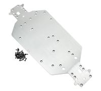 MGHGFYTAS Compatible With HSP For Redcat For Volcano EPX 04001 1/10 RC Model Car Upgrade Parts Modification Accessories For Chassis Bottom RC Car Accessories(Silver)