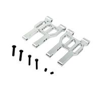 MGHGFYTAS Compatible With MJX 10303 10304 1/10 RC Car Upgrade Parts Modification Spare Accessories Aluminum Front Lower Arm RC Car Accessories(Silver)