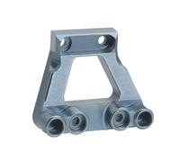 MGHGFYTAS Compatible With MJX For Hyper Go 14211 14209 14210 RC Cars Upgrade Parts Aluminum Alloy Front Support Frame Bracket 14150B RC Car Accessories(Grey)