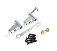 MGHGFYTAS Compatible With Mjx For Hyper Go 14301 14302 Remote Control Car Modified Accessories Parts Metal Steering Group Transmission Components RC Car Accessories(White)