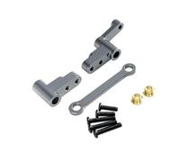 MGHGFYTAS Compatible With Mjx For Hyper Go 14301 14302 Remote Control Car Modified Accessories Parts Metal Steering Group Transmission Components RC Car Accessories(Grey)