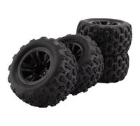 MGHGFYTAS Compatible With MJX For Hyper Go 16207 16208 16209 16210 H16 H16H H16E H16P 1/16 RC Car Upgrade Parts 4Pcs Tire Wheel Tyres Rc car wheels rims tires