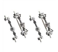 MGHGFYTAS Compatible With MN D90 For MN-90 MN96 For MN98 For MN99S MN45 1/12 RC Car Upgrade Parts Accessories 2X Metal Front Rear Portal Axle RC car front rear axle