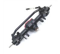 MGHGFYTAS Compatible With MN For MN128 MN86 MN86S G500 1/12 RC Car Upgrade Parts Accessories Metal Front Axle Differential Assembly RC car front rear axle(Black)