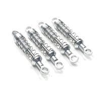 MGHGFYTAS Compatible With MN For MN78 For MN168 1/12 RC Car Parts Accessories Metal Non-Hydraulic External For Spring Shock Absorber Set RC Car Shock Absorber(Silver)
