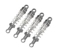 MGHGFYTAS Compatible With MN For MN78 For MN82 For MN168 RC Car Upgrade Parts Accessory 60mm Oil Filled Type Metal Shock Absorber RC Car Shock Absorber(Grey)