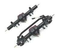 MGHGFYTAS Compatible With MN128 MN86 G500 Remote Control Car Upgrade Parts Accessories Metal Front Rear Axles Differential Assembly RC car front rear axle(Black)