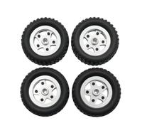 MGHGFYTAS Compatible With MN82 MN82S MN82P For MN78 1/12 RC Car Upgrade Parts Accessories 4pcs 60mm Metal Beadlock Wheel Rim And Tire Tyres Set Rc car wheels rims tires