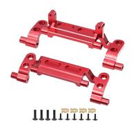 MGHGFYTAS Compatible With MN99S Gen2 For MN78 For MN168 1/12 RC Car Upgrade Parts Front Rear Axle Tie Rod Bracket Pull Base For Seat RC Car Accessories(Red)