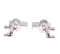 MGHGFYTAS Compatible With SCY 16101 RC Car Upgrade Parts Accessories Steering Cup Front Wheel For Seat 16101-6025 16101-6320 RC Car Accessories(Silver)