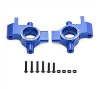 MGHGFYTAS Compatible With Traxxas 4-TEC DRIFT For MUSTANG 1/10 RC Car Upgrade Parts Accessories Aluminum Alloy Front Steering Cup Kit RC Car Accessories(Blue)