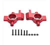 MGHGFYTAS Compatible With Traxxas 4-TEC DRIFT For MUSTANG 1/10 RC Car Upgrade Parts Accessories Aluminum Alloy Front Steering Cup Kit RC Car Accessories(Red)