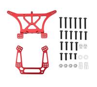 MGHGFYTAS Compatible With Traxxas For Slash For Rustler For Bandit For Stampede 1/10 RC Cars Upgrades Parts Metal Front Rear Shock Tower 3638 3639 RC Car Accessories(Red)