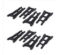 MGHGFYTAS Compatible With Traxxas For Slash For VXL For Remo For Hobby 9EMO For Huanqi 727 1/10 RC Car Parts 8Pcs Front Rear Suspension Arm RC Car Accessories