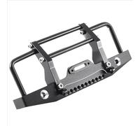 MGHGFYTAS Compatible With Traxxas For TRX-4M 1/18 RC Crawler Car Upgrade Parts Modification Spare Metal Front Bumper With Tow Hook RC Car Accessories