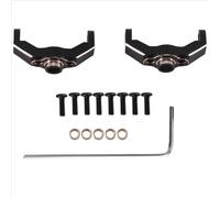 MGHGFYTAS Compatible With Traxxas For TRX-4M 1/18 RC Crawler Car Upgrades Parts Accessories 2Pcs Brass Caster Blocks C-Hub Carriers 9733 RC Car Accessories