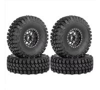 MGHGFYTAS Compatible With Traxxas For TRX4 D90 For Axial For SCX10 For Redcat 1/10 RC Crawler Car Parts 4PCS 110Mm 1.9 Rubber Tire Wheel Tyres Rc car wheels rims tires