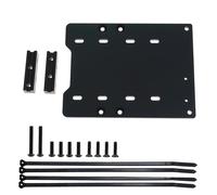 MGHGFYTAS Compatible With Traxxas For X-MAXX HOBBYWING Max5 Castle XLX2 RC Car Upgrade Parts CNC 7075-T6 Aluminum ESC Mounting Plate RC Car Accessories(Black)