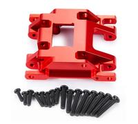 MGHGFYTAS Compatible With TRX4M 1/18 RC Crawler Car Accessories Metal For Chassis Skid Plate Transmission Mount RC Car Accessories(Red)