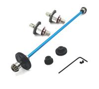 MGHGFYTAS Compatible With WLtoys 124016 124017 124018 124019 124007 124008 1/12 Rc Car Upgrade Accessories Metal Transmission Assembly RC Car Accessories(Blue)