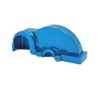 MGHGFYTAS Compatible With Wltoys 12423 12429 12427 Trucks 1/12 RC Car Gear Cover Modification For Universal Replace Metal Upgrade Parts Modified RC Car Accessories(Blue)