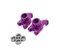 MGHGFYTAS Compatible With WLtoys 144010 144001 144002 124017 124016 124018 124019 1/14 RC Car Upgrade Parts Metal Bearing Rear Cup RC Car Accessories(Purple)