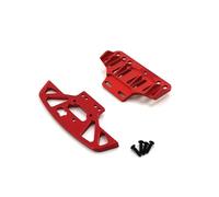 MGHGFYTAS Compatible With WLtoys 284010 284131 K989 K979 K969 P929 P939 1/28 RC Car Upgrade Parts Accessories Metal Front Rear Bumper RC Car Accessories(Red)