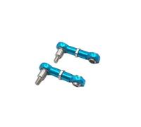 MGHGFYTAS Compatible With Wltoys 284131 K969 K979 K989 P929 P939 1/28 RC Car Upgrades Parts Modification Spare Metal Steering Tie Rod RC Car Accessories(Blue)