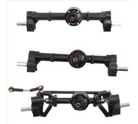 MGHGFYTAS Compatible With WPL B16 B36 6X6 6WD 1/16 RC Car Upgrade Parts Modification Accessories 3Pcs Front Middle Rear Portal Axle Set RC car front rear axle