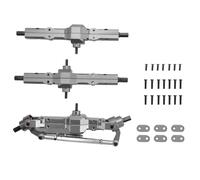 MGHGFYTAS Compatible With WPL B16 B36 FY004 1/16 RC Truck Car Upgrade Parts Modification Accessories Metal Front Middle Rear Bridge Axle RC car front rear axle